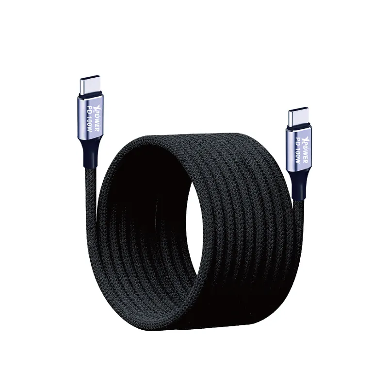 Xpower 100W Type C To C Magnetic 1M Cable - Gray Xpower 100W Type C To C Magnetic 1M Cable - Gray